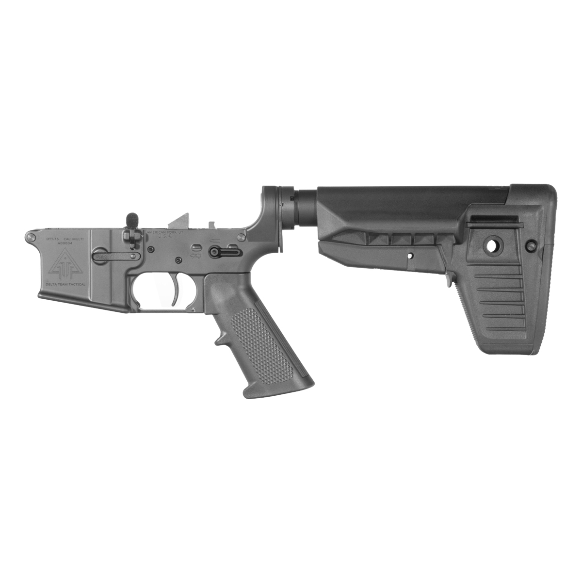  DTT AR-15 Rifle Lower Build Kit, Rare Breed FRT-15L3, BCM Gunfighter Black SOPMOD Mod 1 Stock