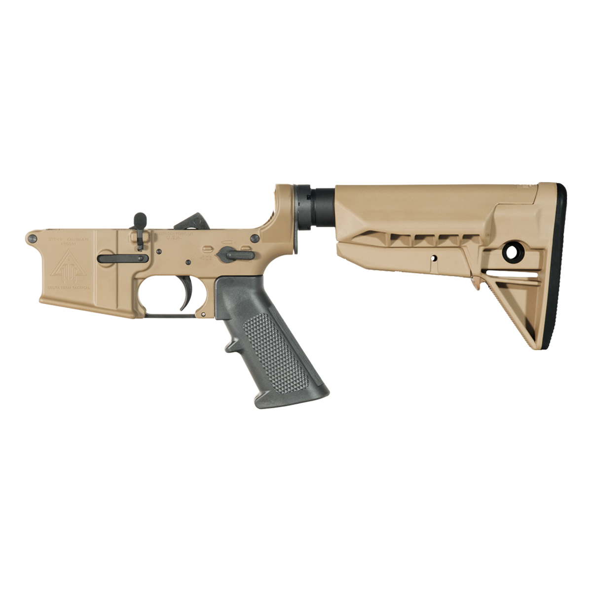 DTT Warrior Systems Tungsten Grey AR-15 Rifle Lower Build Kit