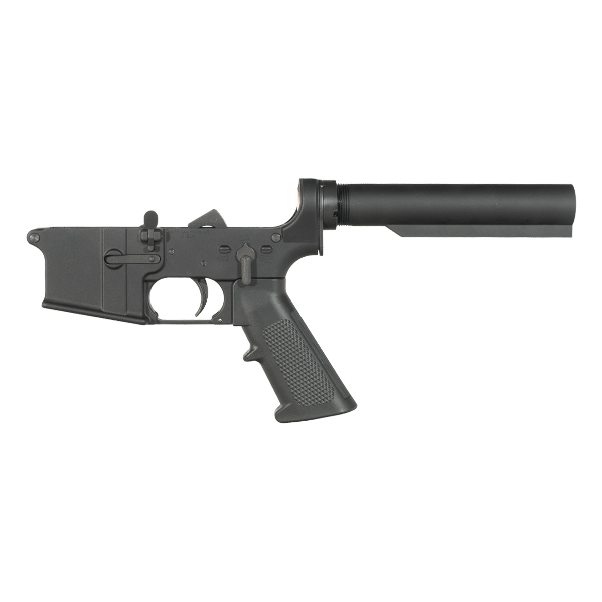 Stock + Buffer Tube Kit: Omega Manufacturing A2 Style AR Fixed