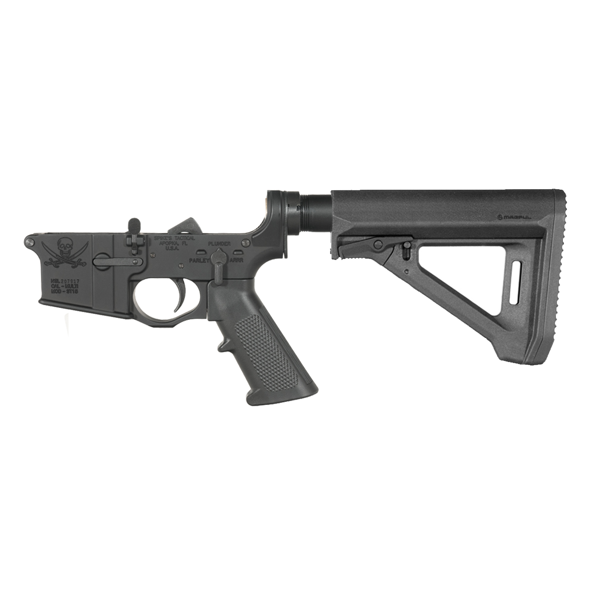 Spike's Tactical Calico Jack Rifle Lower Build Kit, Magpul MOE RL Carbine Stock