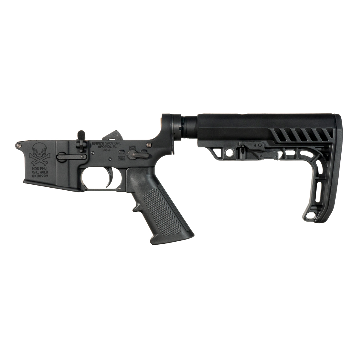 Spike's Tactical PHU Skull Rifle Lower Build Kit, Special Operations Stock