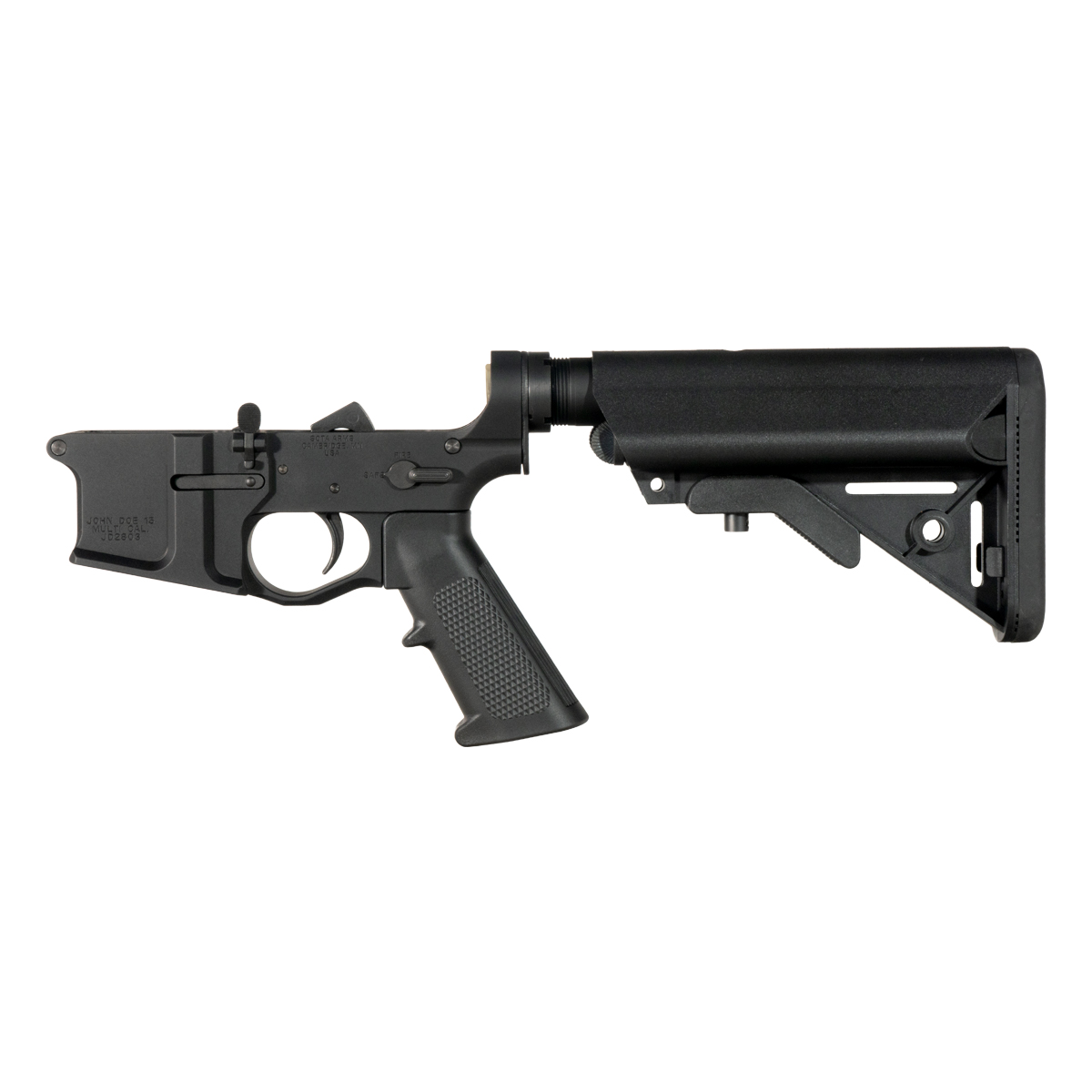 Sota Arms John Doe Rifle Lower Build Kit, SOPMOD Style Collapsible Stock