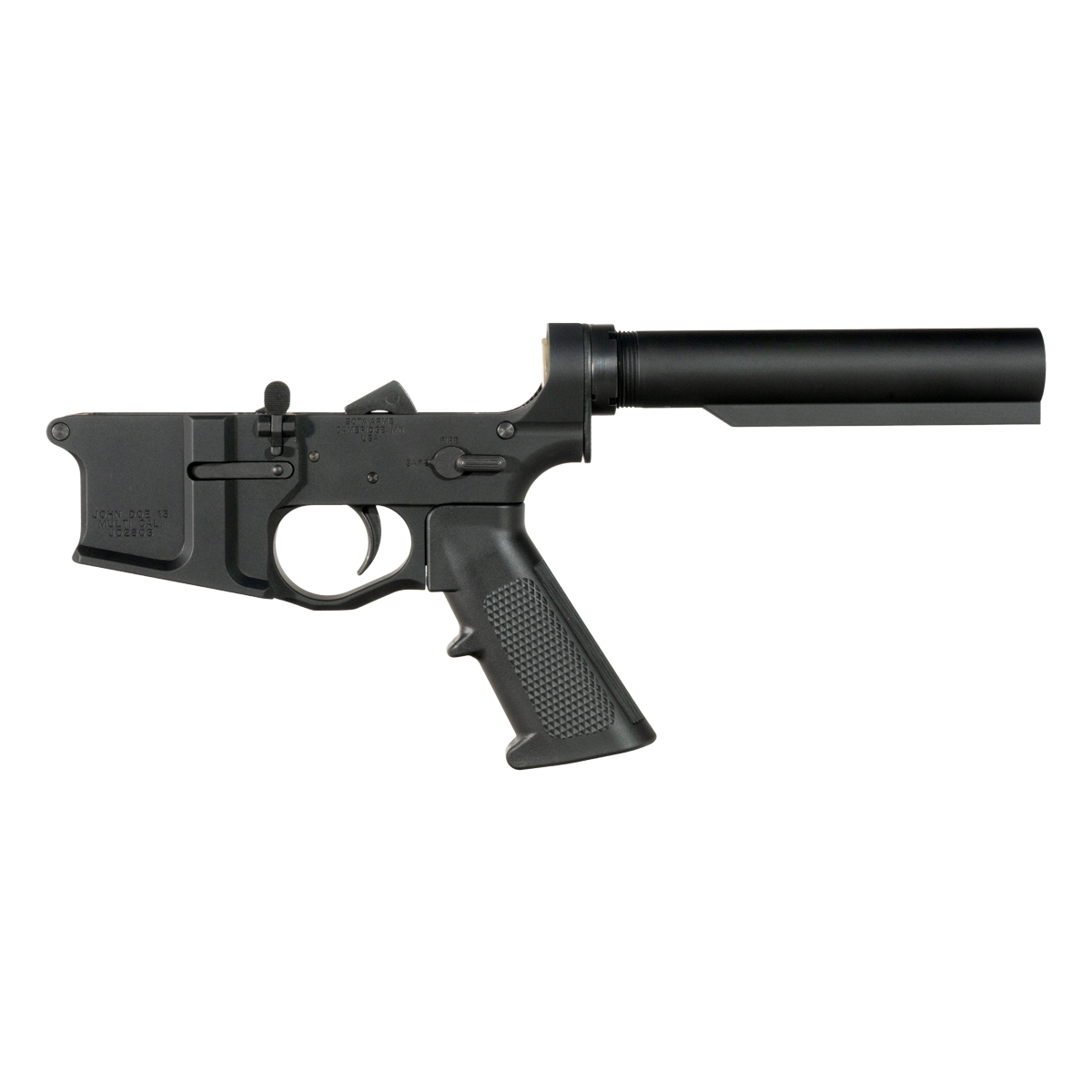 Sota Arms John Doe Rifle Lower Build Kit, Mil-Spec Heavy-Duty Carbine 6-Position Buffer Tube