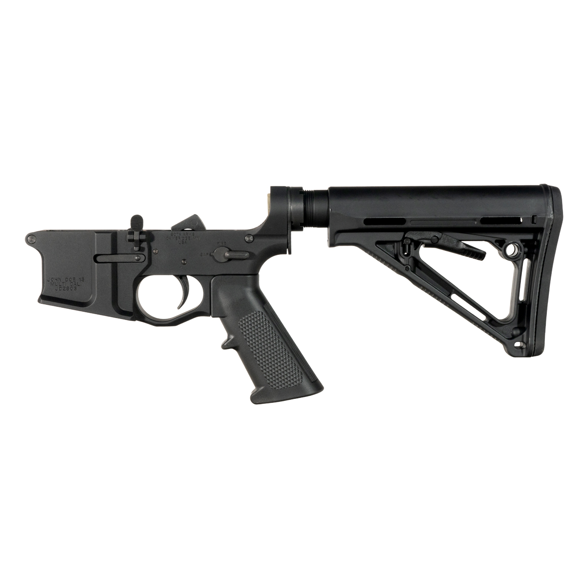 Sota Arms John Doe Rifle Lower Build Kit, Adjustable Carbine Stock
