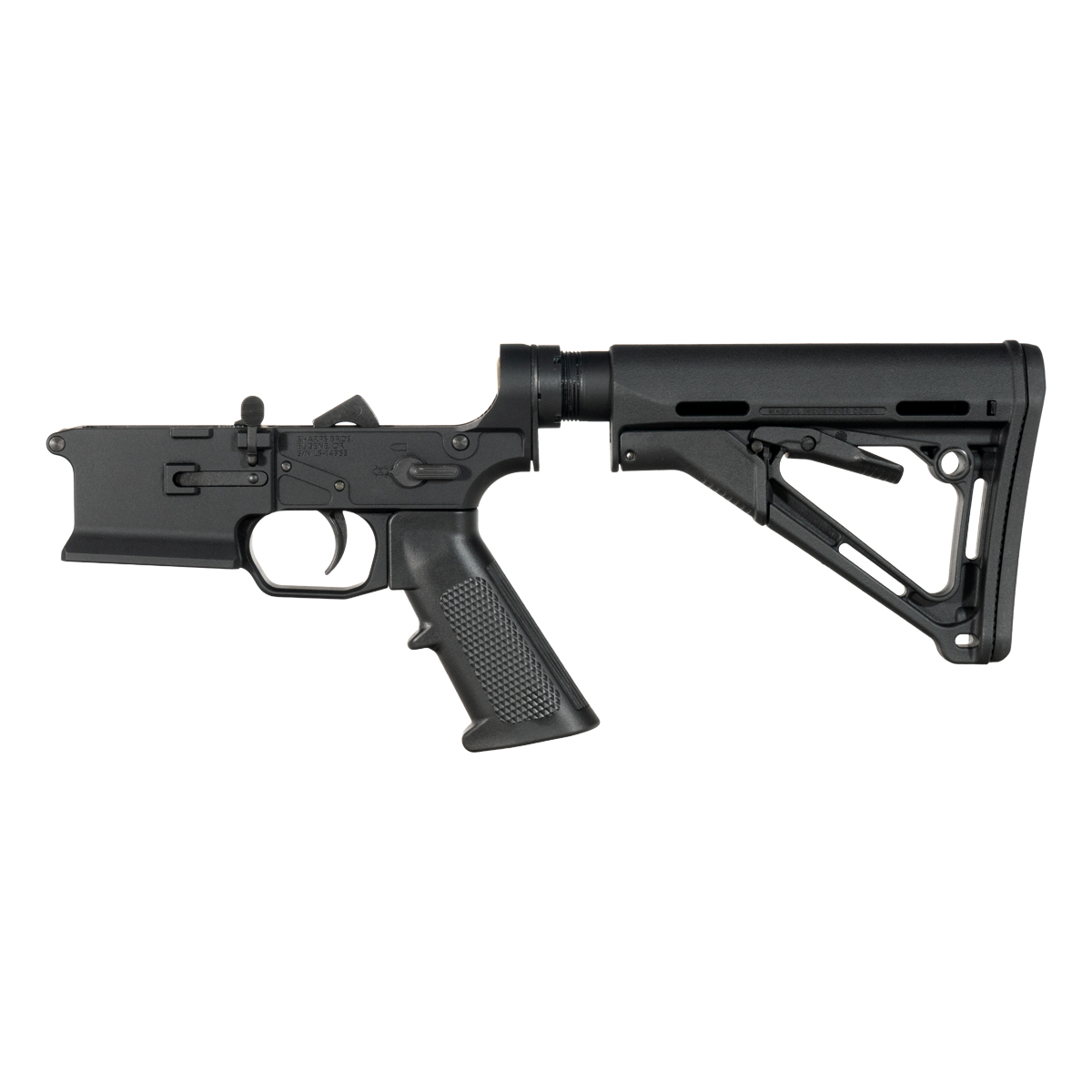 Sharps Bros Ambidextrous Bolt Release AR-15 Rifle Lower Build Kit, Magpul CTR Stock