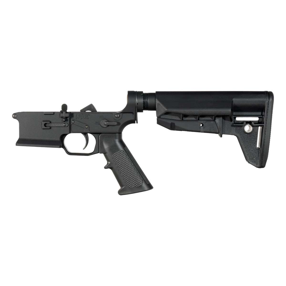 Sharps Bros Ambidextrous Bolt Release AR-15 Rifle Lower Build Kit, BCM Mod 2 SOPMOD Stock