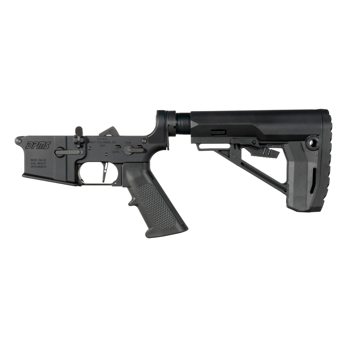 DPMS AR-15 Rifle Lower Build Kit, Straight Trigger Shoe, Ranger Stock