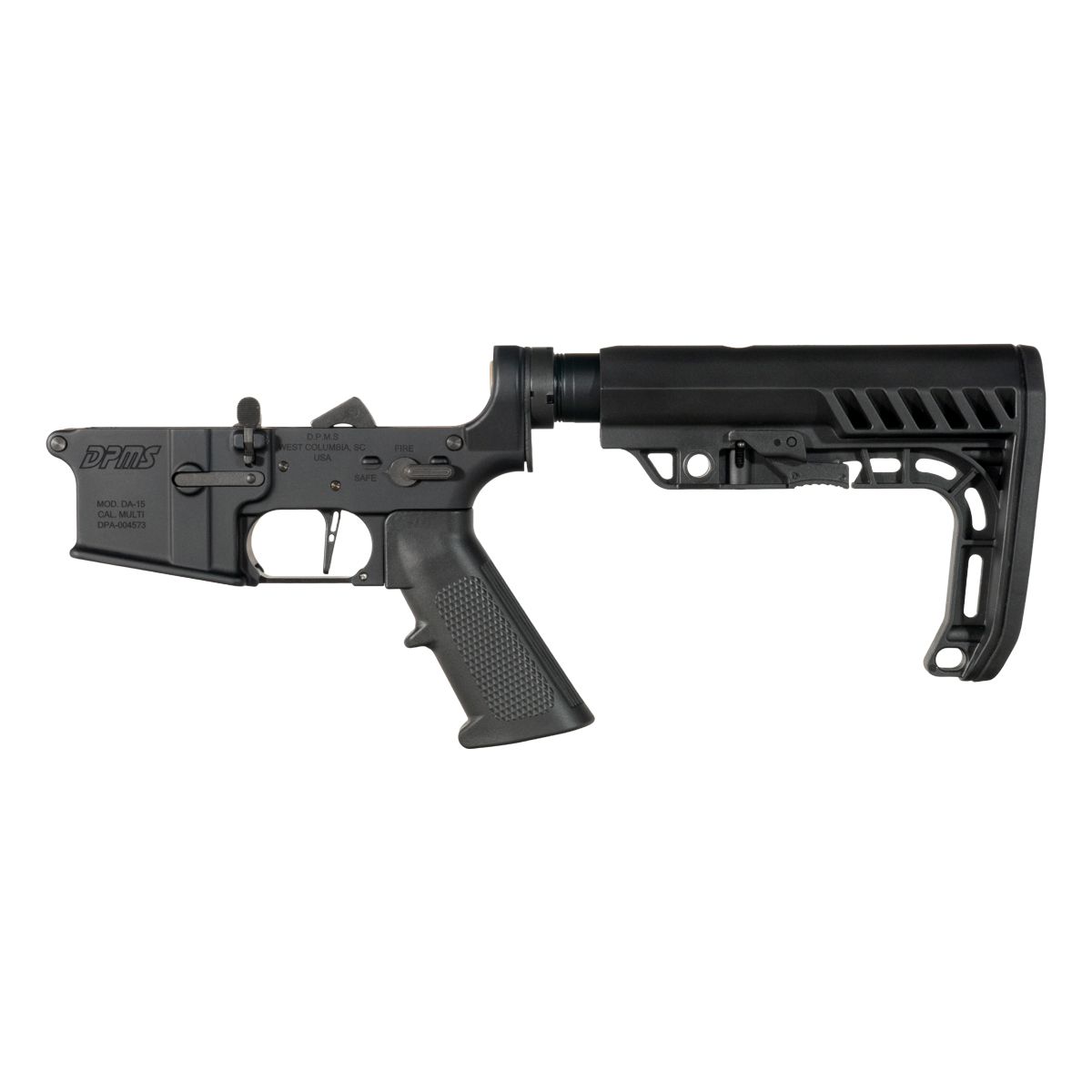 DPMS AR-15 Rifle Lower Build Kit, Straight Trigger Shoe, Special Operations Stock