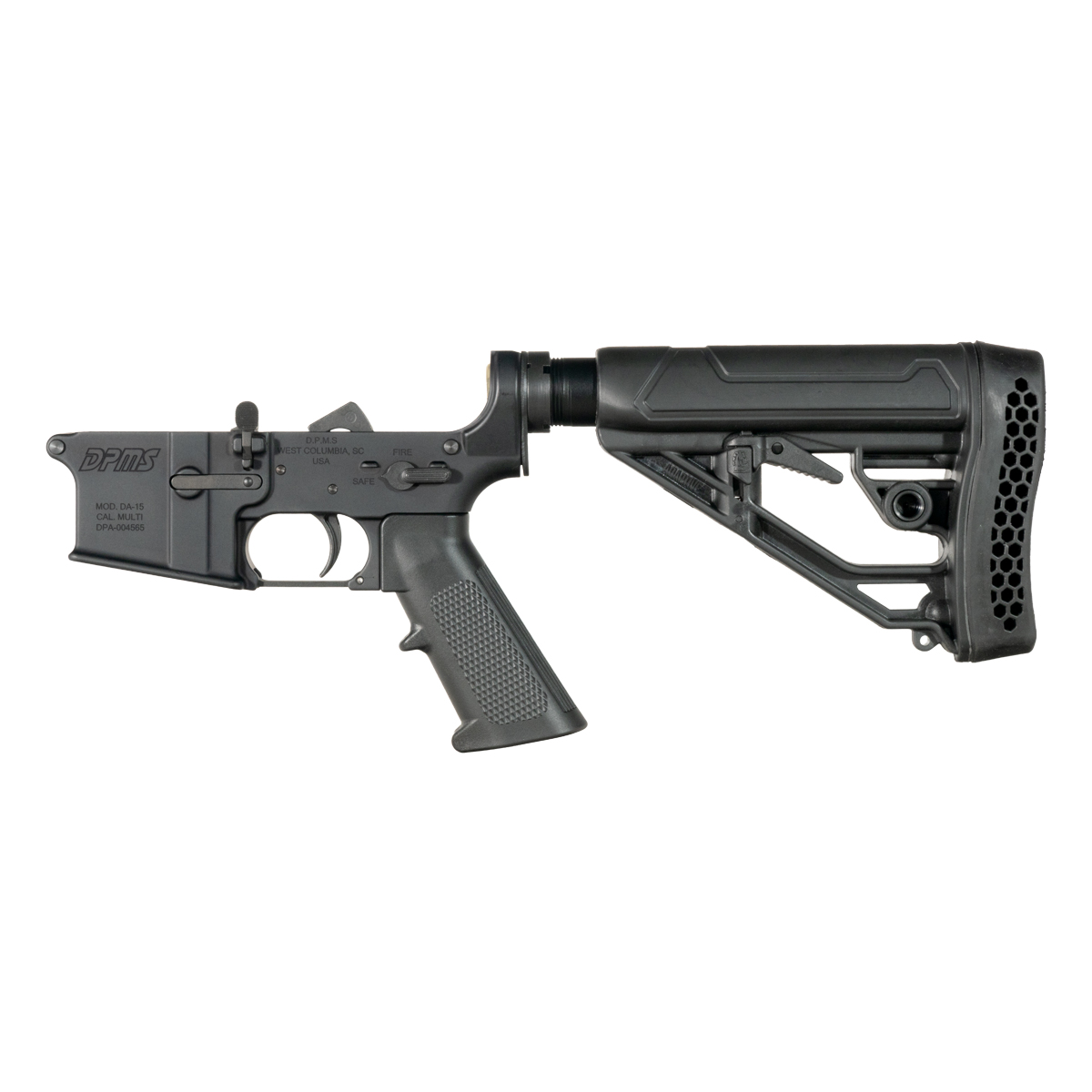DPMS AR-15 Rifle Lower Build Kit, Adaptive Tactical EX Performance Adjustable Stock