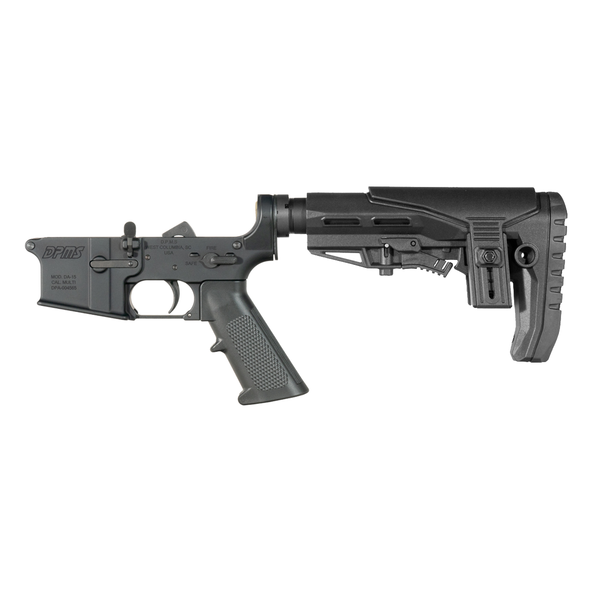DPMS AR-15 Rifle Lower Build Kit, Enhanced Stock