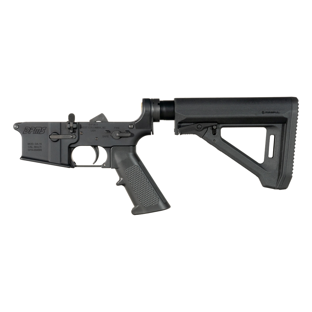 DPMS AR-15 Rifle Lower Build Kit, Magpul MOE RL Carbine Stock