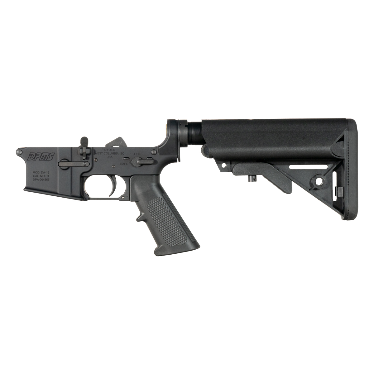 DPMS AR-15 Rifle Lower Build Kit, SOPMOD Style Collapsible Stock