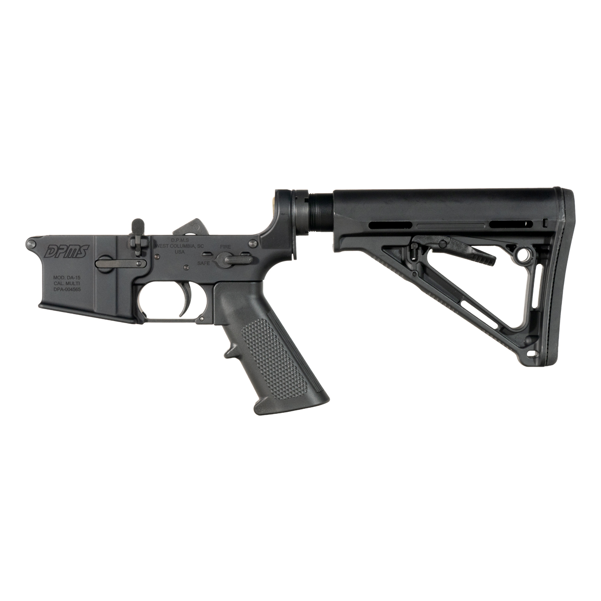 DPMS AR-15 Rifle Lower Build Kit, Adjustable Carbine Stock