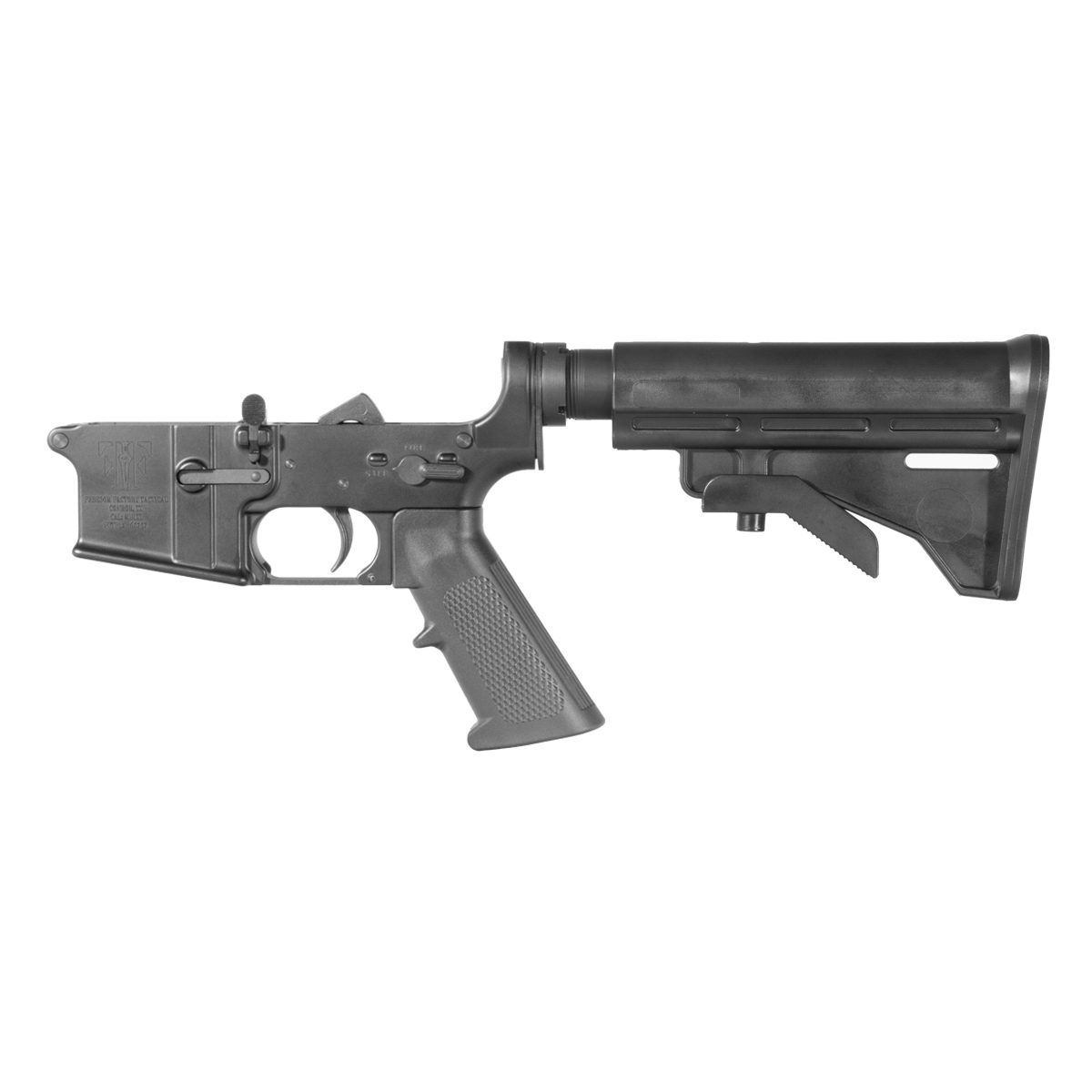  Freedom Factory Tactical AR-15 Lower Build Kit, AR Butt Stock M4 Style