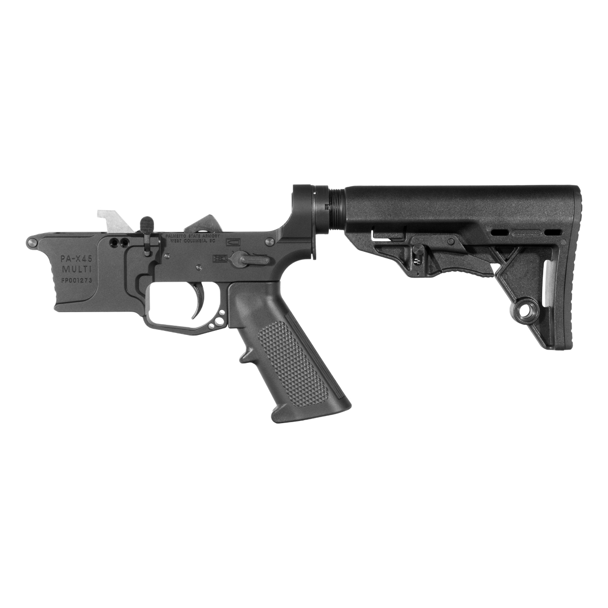Blemished PSA AR-45 Billet Rifle Lower Build Kit, Scout Stock