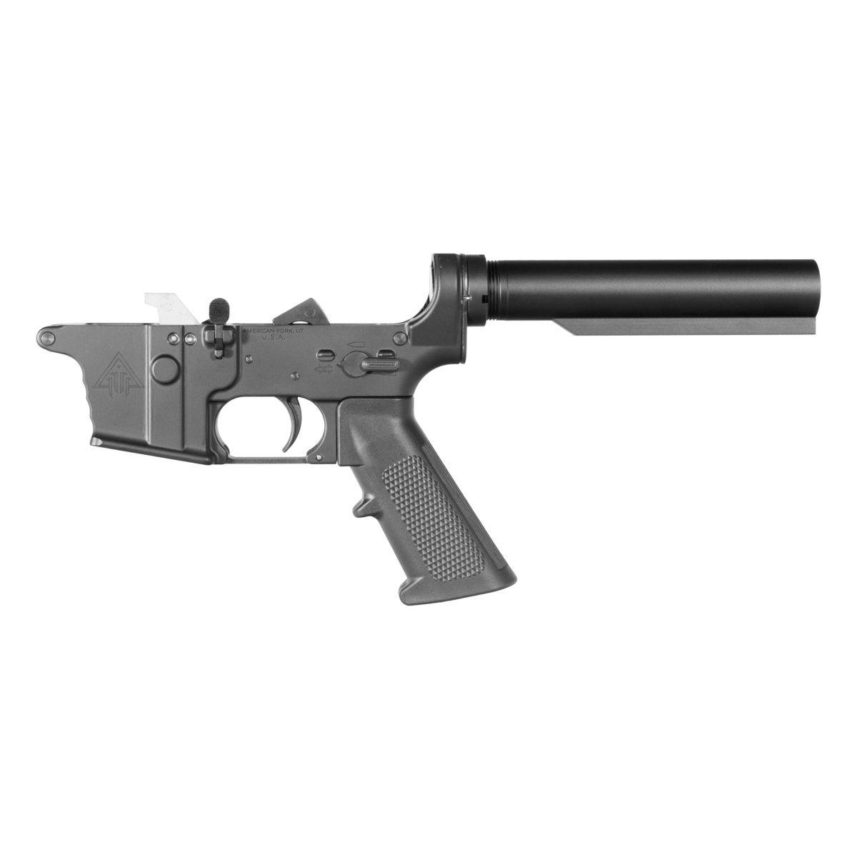 DTT AR-9 Rifle Lower Build Kit, Mil-Spec Heavy-Duty Carbine 6-Position Buffer Tube
