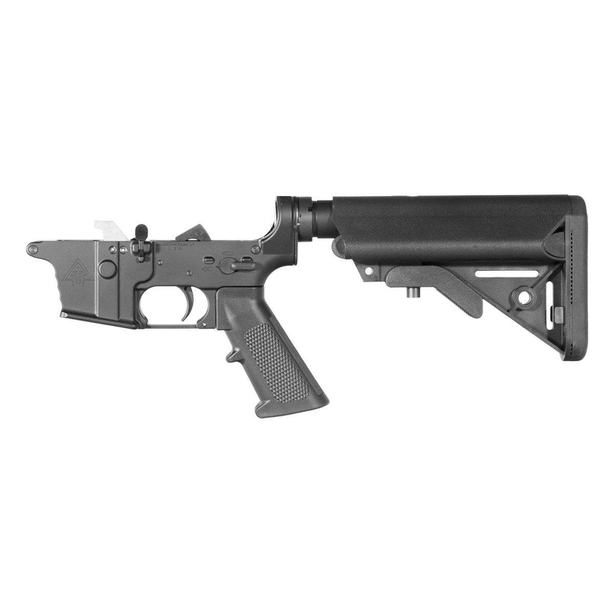 DTT AR-9 Rifle Lower Build Kit, SOPMOD Style Collapsible Stock