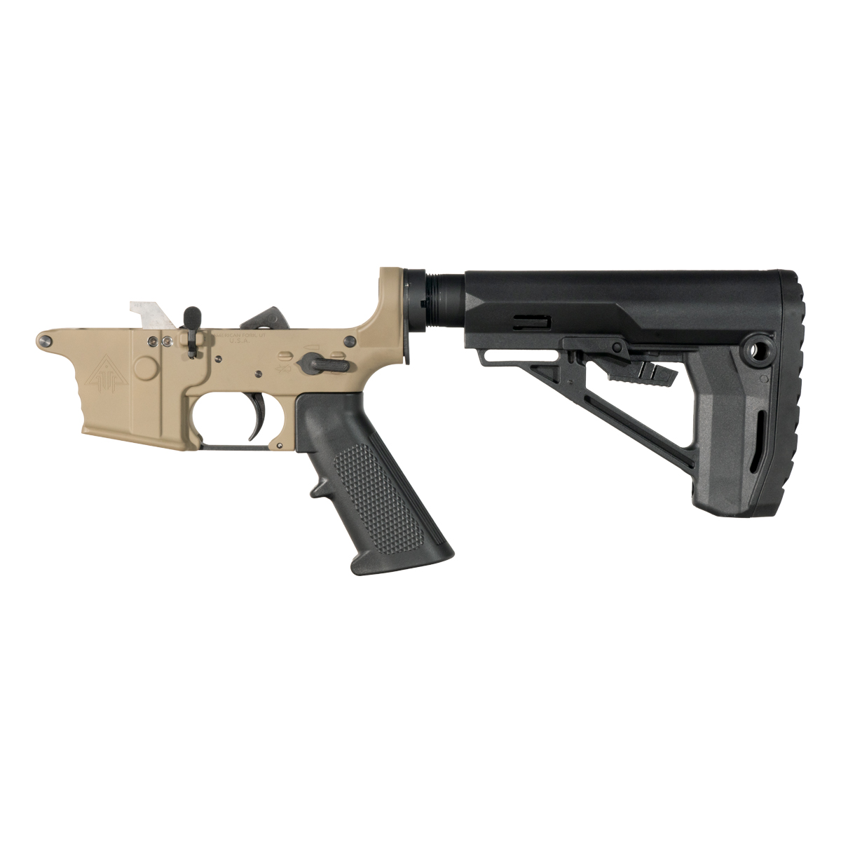 DTT FDE AR-9 Rifle Lower Build Kit, Ranger Stock
