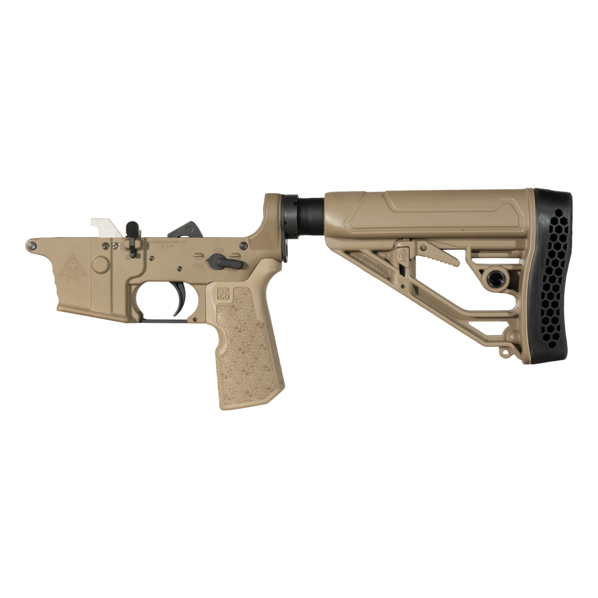 Lower Build Kit DTT FDE AR-9 Rifle Lower Build Kit, DFCO FDE Grip, Adaptive Tactical ...