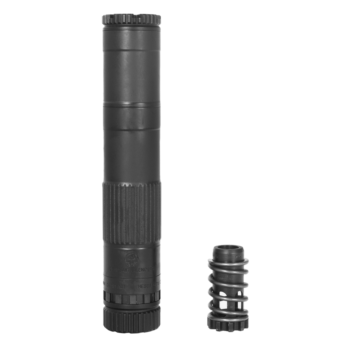  Dead Air Armament Mojave 9 Modular 9mm Pistol Suppressor, Titanium DMLS, Low Blowback, Full-Auto Rated