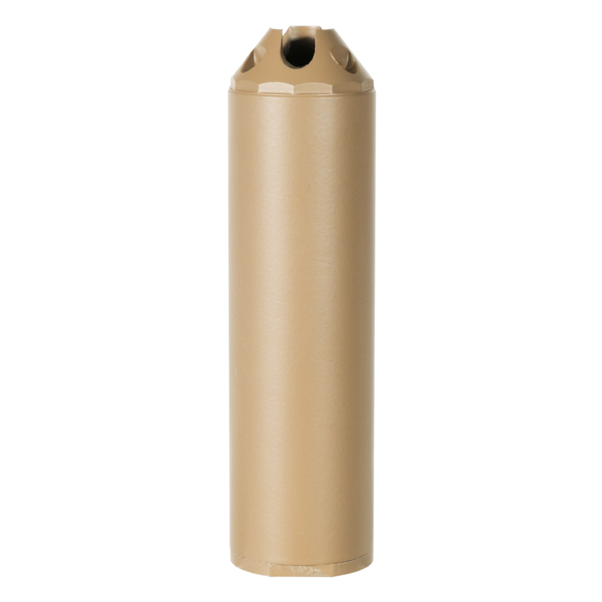  Witt Machine & Tool Co. .223 Canooter Valve Suppressor, 1/2x28 Thread Pitch, FDE Cerakote