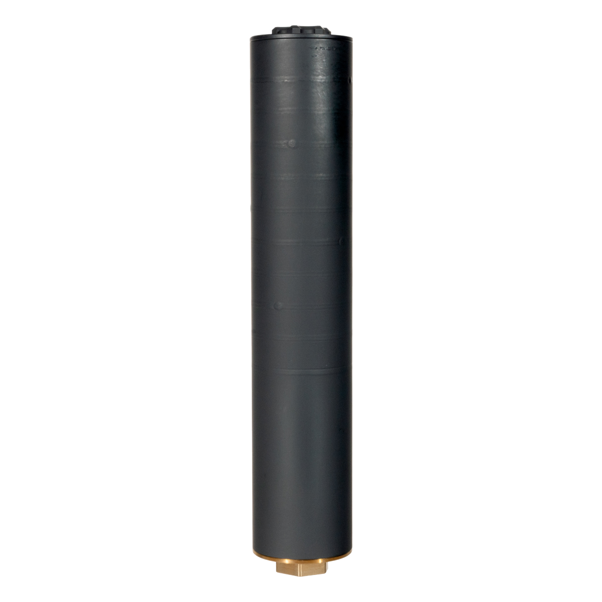 North Reach MFG Whisper Pickle 556 8-Inch Black Cerakote Stainless Steel Rifle Suppressor with 1/2x28 Direct Thread and 1-3/8x24 Bravo HUB Threads