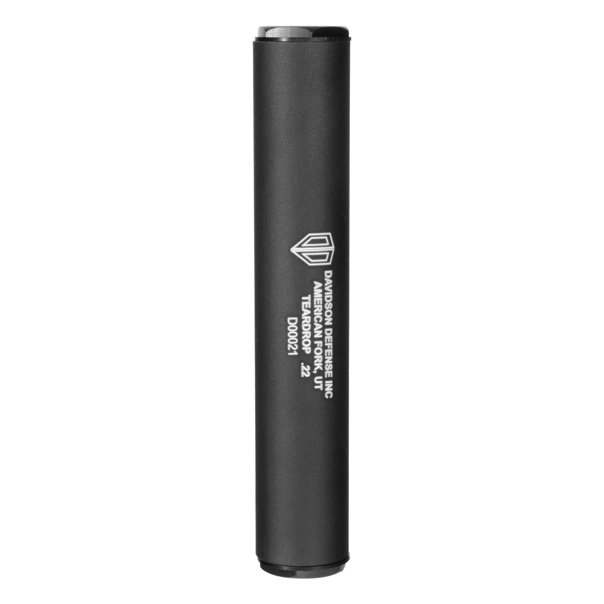  Davidson Defense .22LR/.17HMR/.22 Mag Teardrop Suppressor, Aluminum