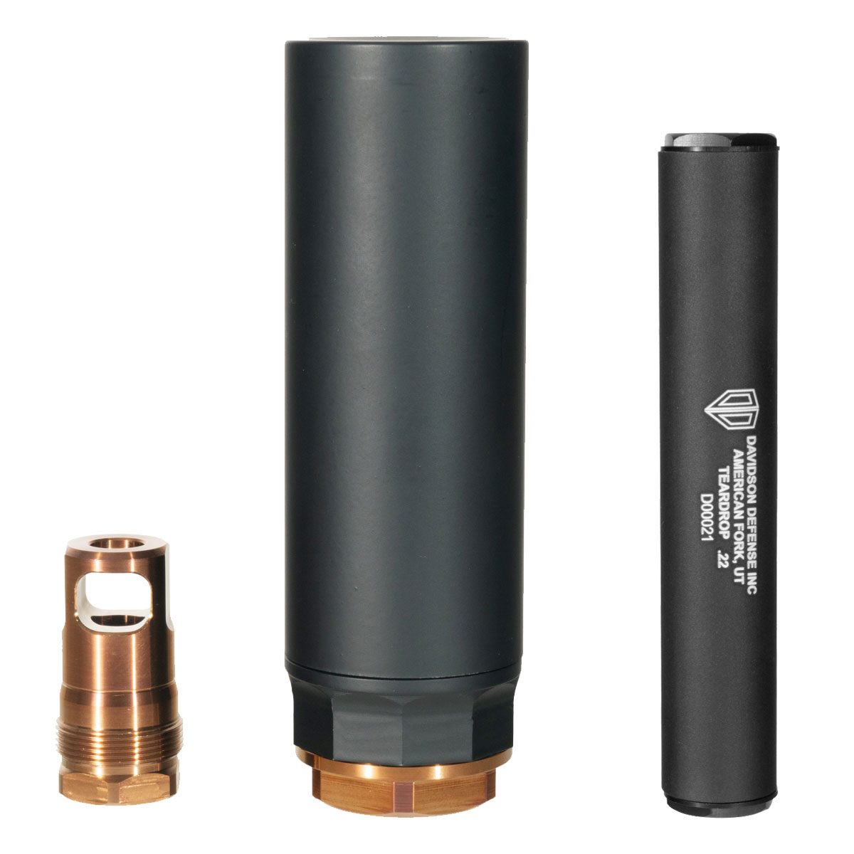 Witt Machine Mod-1 Quick Disconnect Ultra Suppressor + Davidson Defense .22LR Suppressor