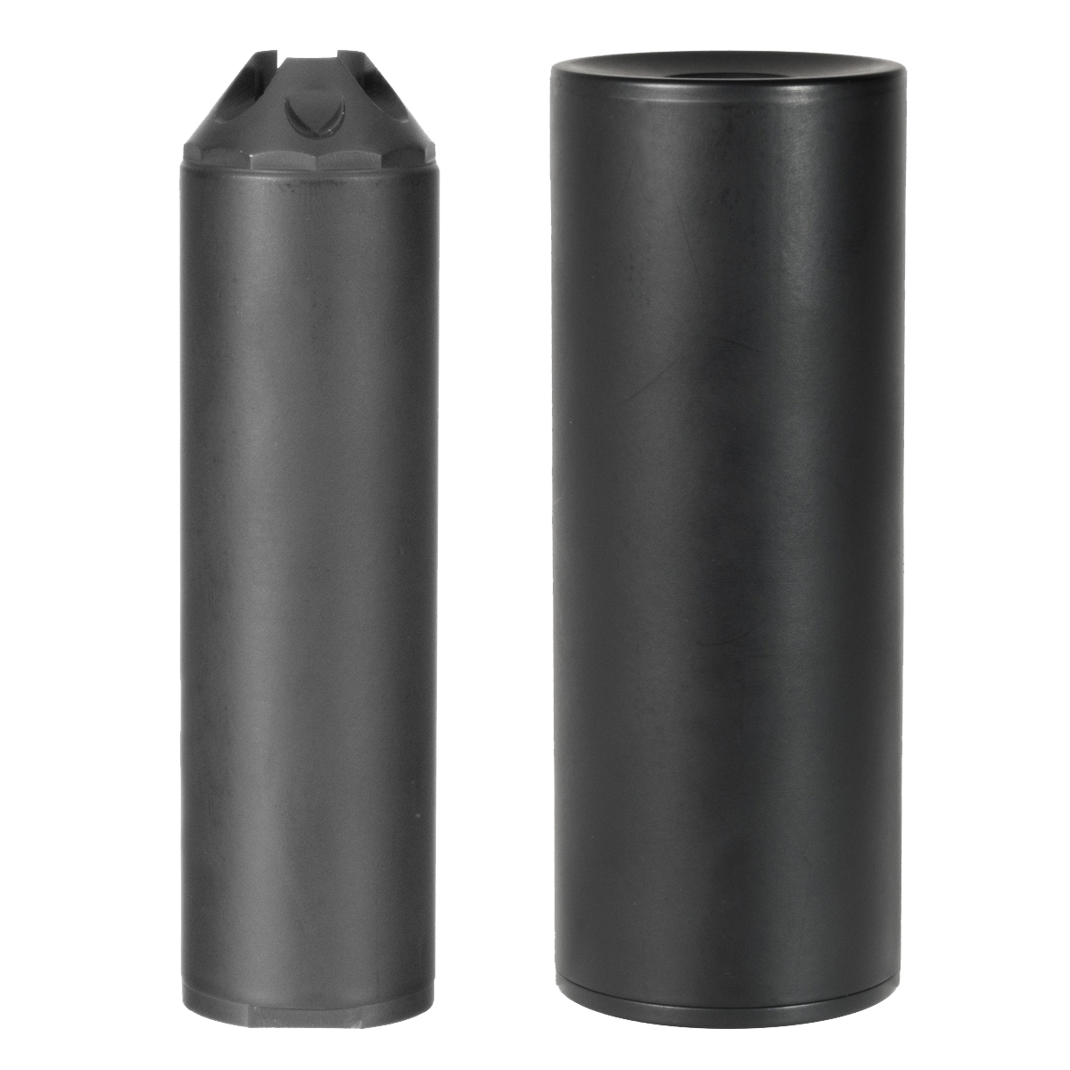 Witt Machine & Tool Dual Suppressor Bundle, .223/5.56 Canooter Valve + Naughty 9 9mm Ultra Compact Suppressor, Black