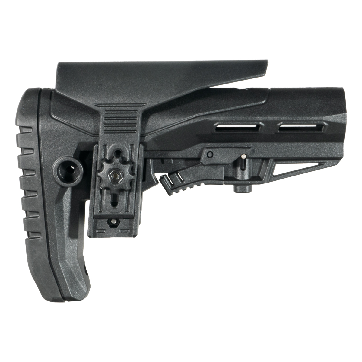  Mil-Spec Enhanced Stock w/ Polymer Cheek Riser & Rubberized Recoil Pad