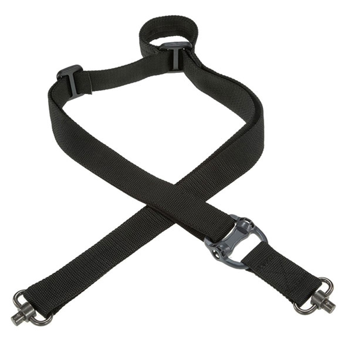 Quick Adjust Two Point Sling, Integral QD Swivels, Black