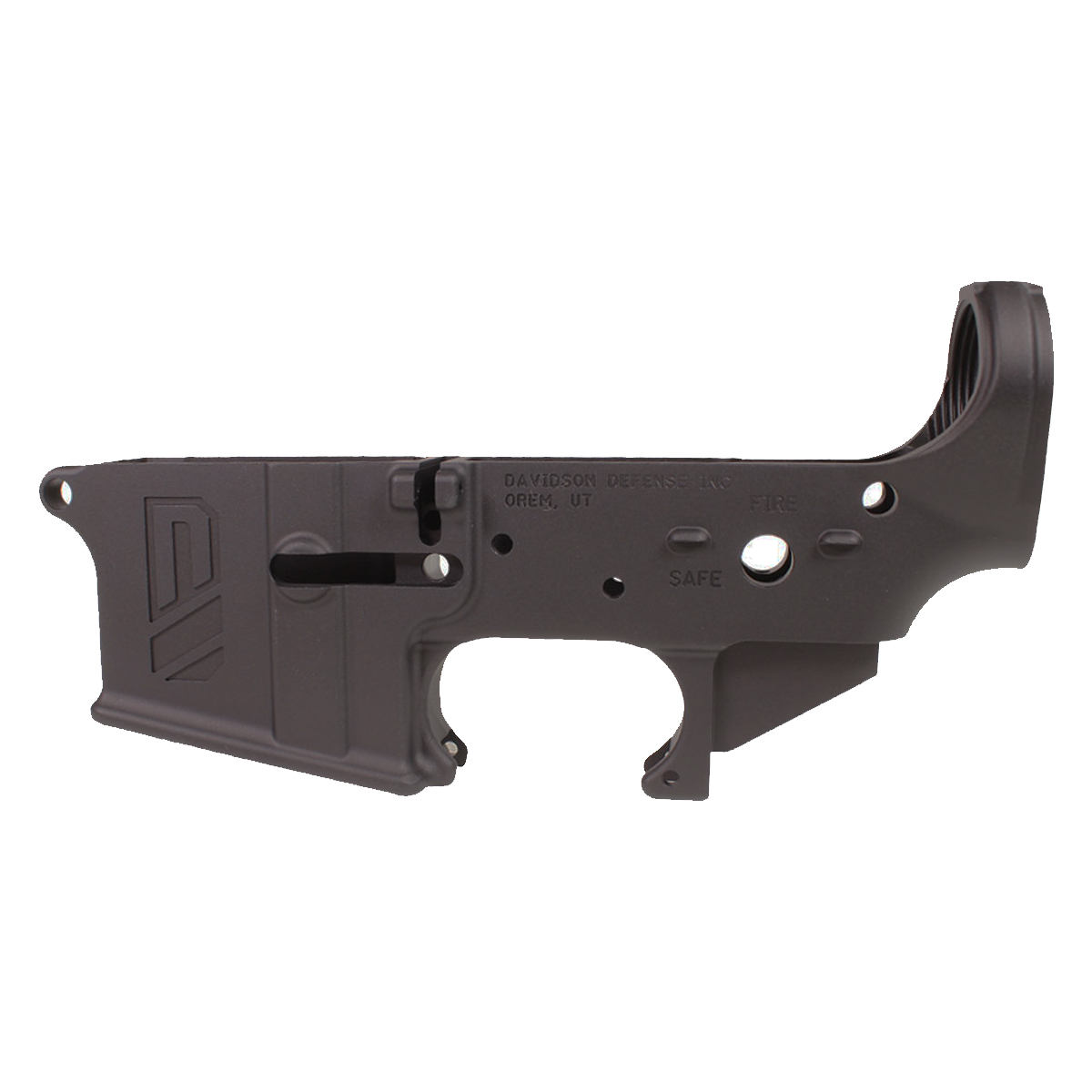 Davidson Defense AR-15 Custom Engraved Lower Receiver - Black
