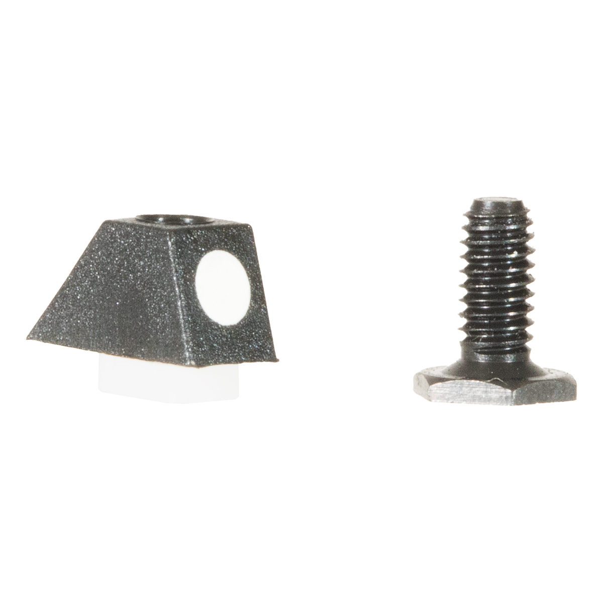  Glock OEM Front Sight, Screw On, 7.3mm, Fits All Glocks, Polymer Fixed, Black