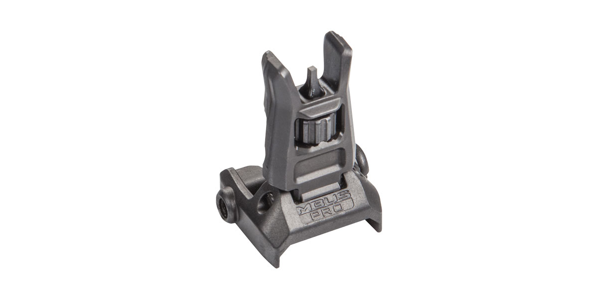 Magpul MBUS Pro Front Sight AR Platform Black Melonite QPQ Folding Steel, MPN: MAG275-BLK