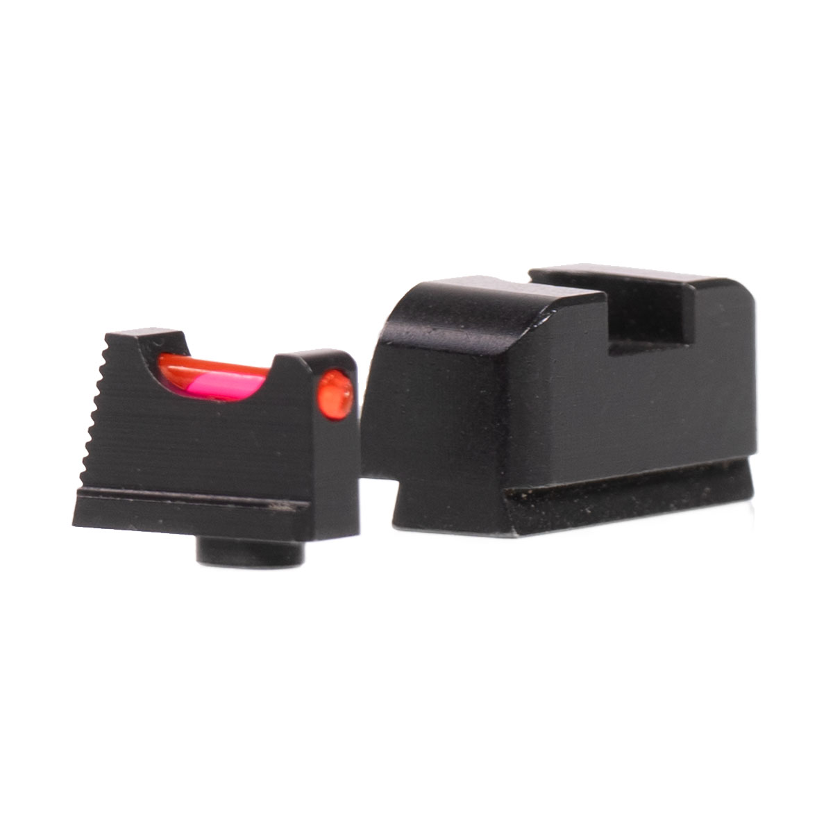 ELD Performance Tall Profile Fiber Optic Sight - MOS Small Frame, red rods installed