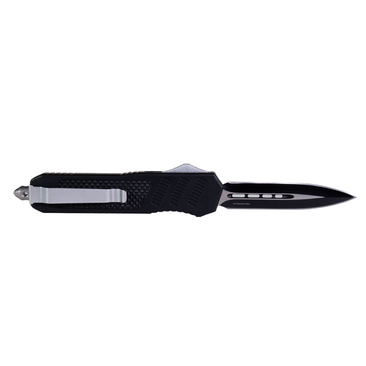 GS Knife Co. OTF Knife, Double Edge w/ Nylon Carrying Case