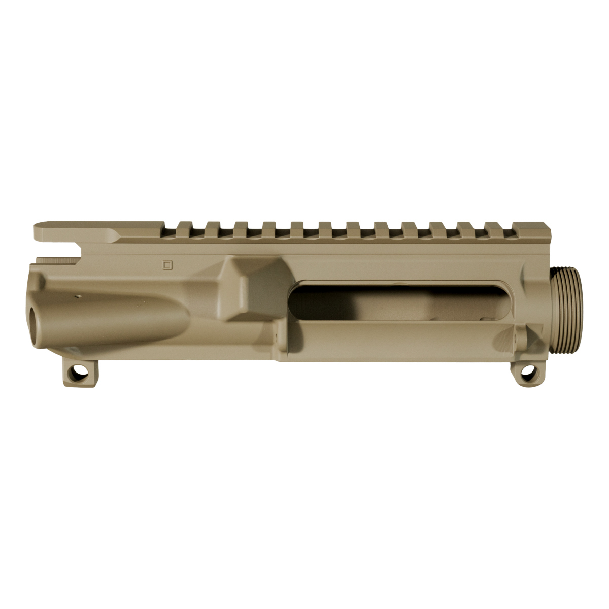 Davidson Defense Stripped AR-15 Upper Receiver, M4 Feed ramps, 7075 T6 Aluminum, FDE Cerakote