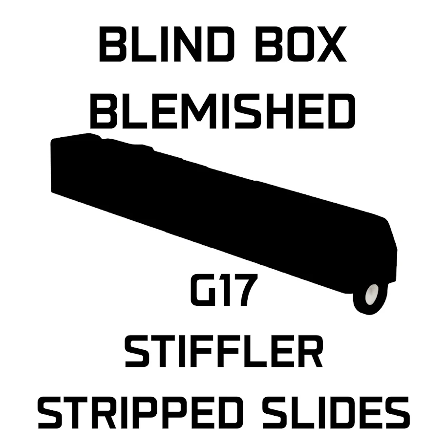 Blemished Blind Box Glock 17 Compatible Stripped Stiffler Slide, 17-4SS