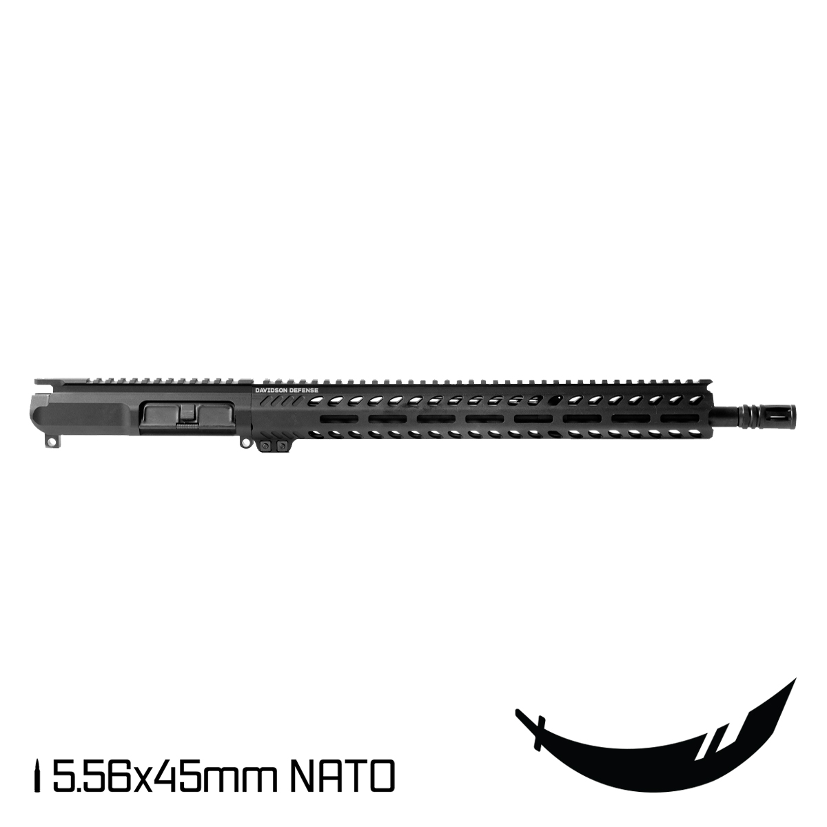 Davidson Defense Signature Cutlass AR-15 Stripped Upper Receiver 5.56x45mm 16-inch Mid-Gas, Freefloat M-LOK Handguard