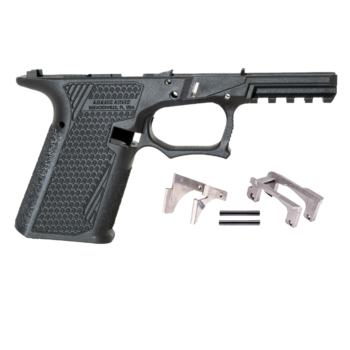  Adams Arms PFC9 Custom Glock 19 Compatible Unassembled Stripped Pistol Frame For 9MM w/Rail Kit - No Trigger / Frame Parts